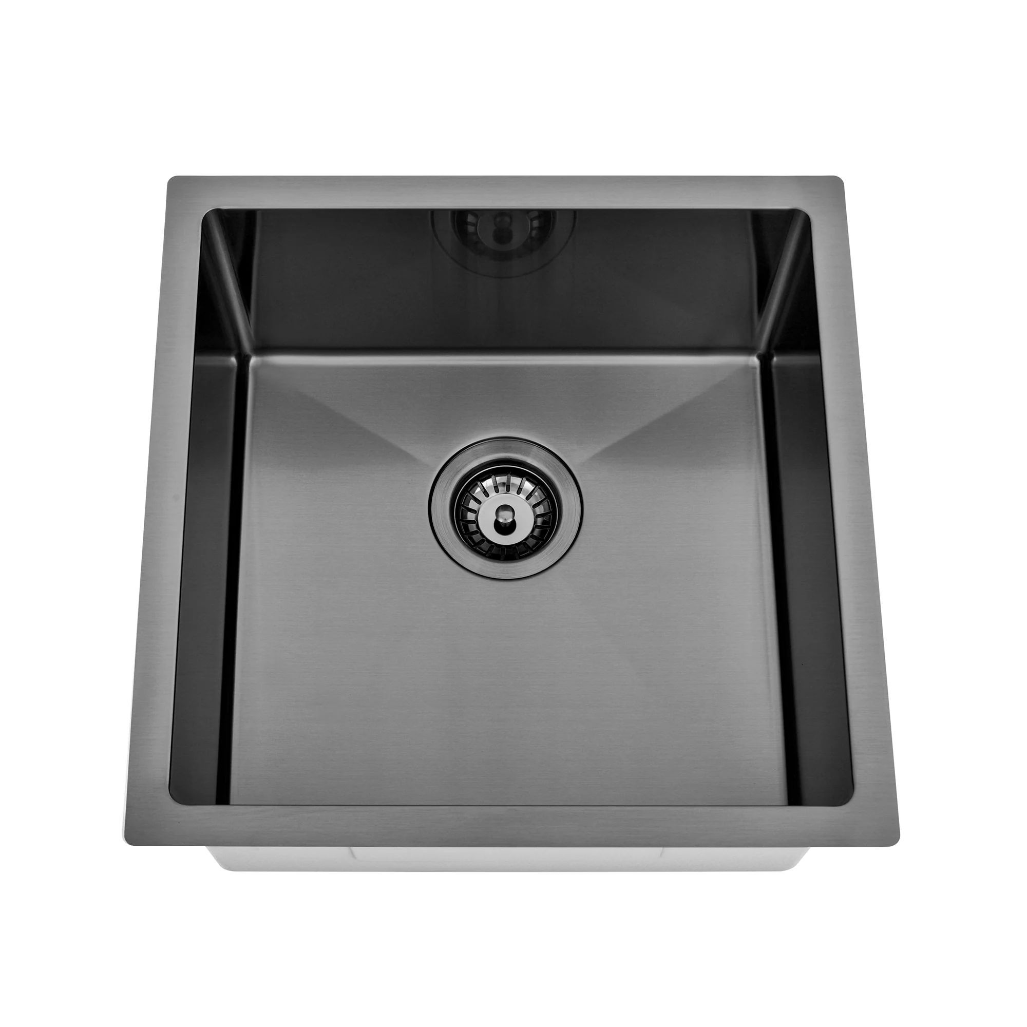 Brushed Gun Metal 450 x 450 x 230mm Kitchen & Laundry Sink - Image 3