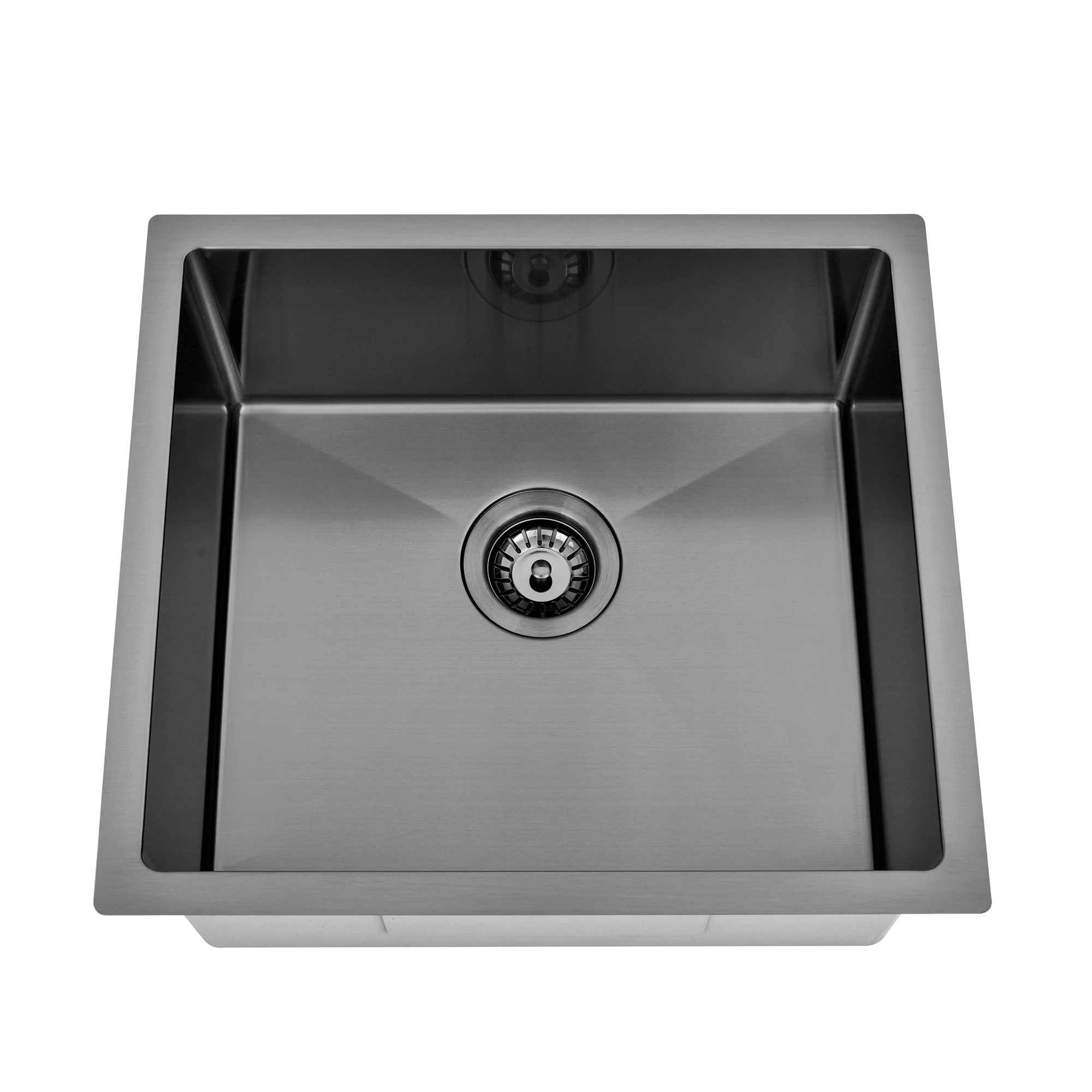 Brushed Gun Metal 500 x 450 x 230mm Kitchen & Laundry Sink - Image 5