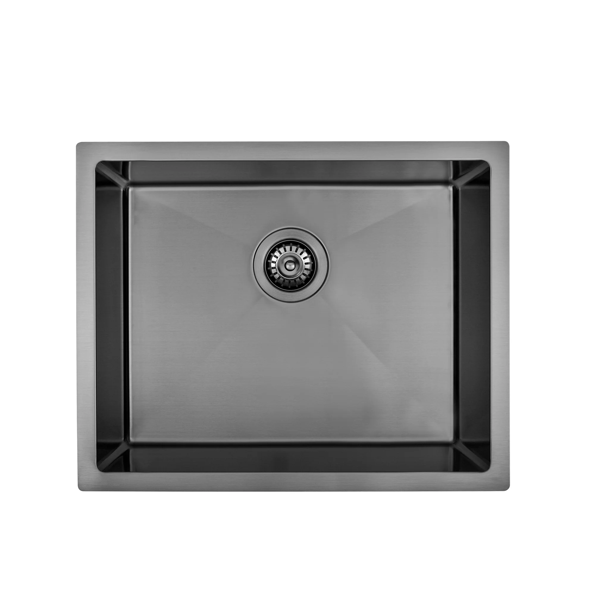 Brushed Gun Metal 550 x 450 x 230mm Kitchen & Laundry Sink