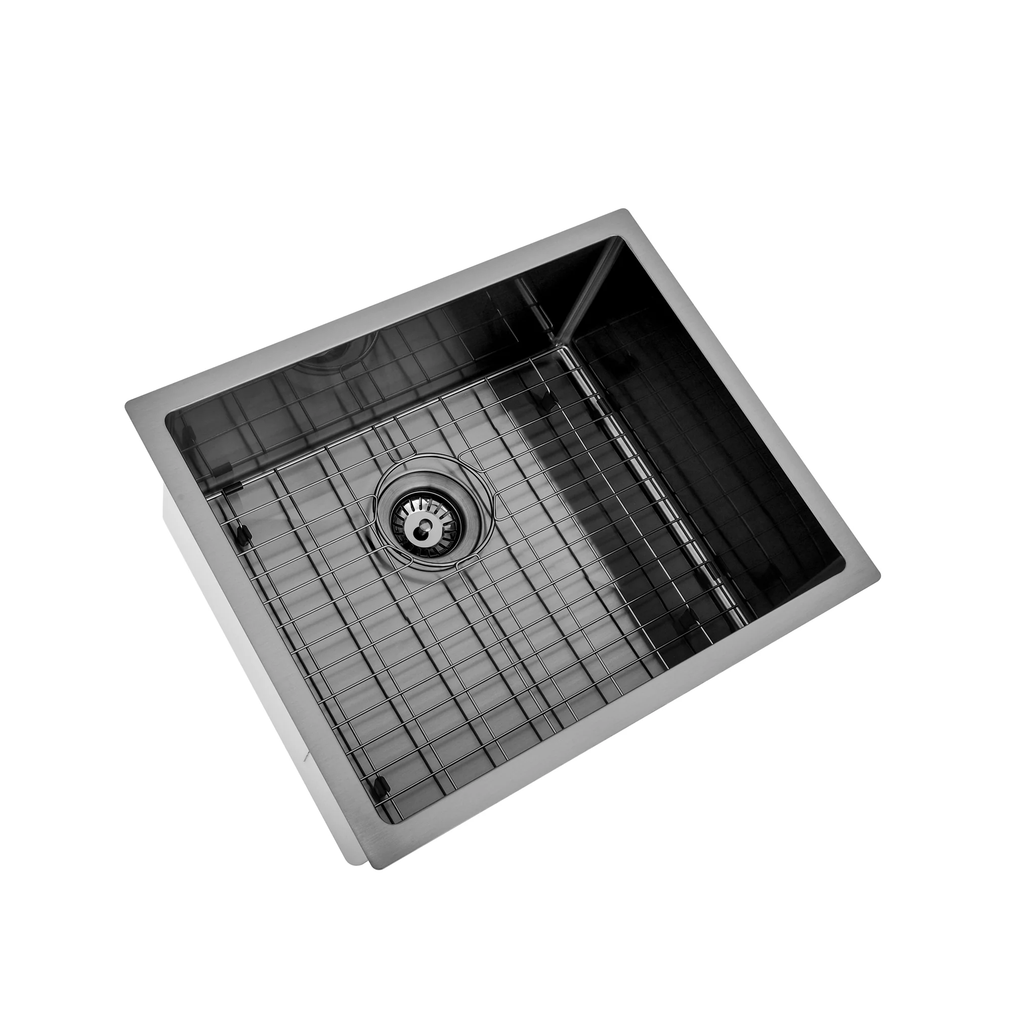 Brushed Gun Metal 550 x 450 x 230mm Kitchen & Laundry Sink - Image 4