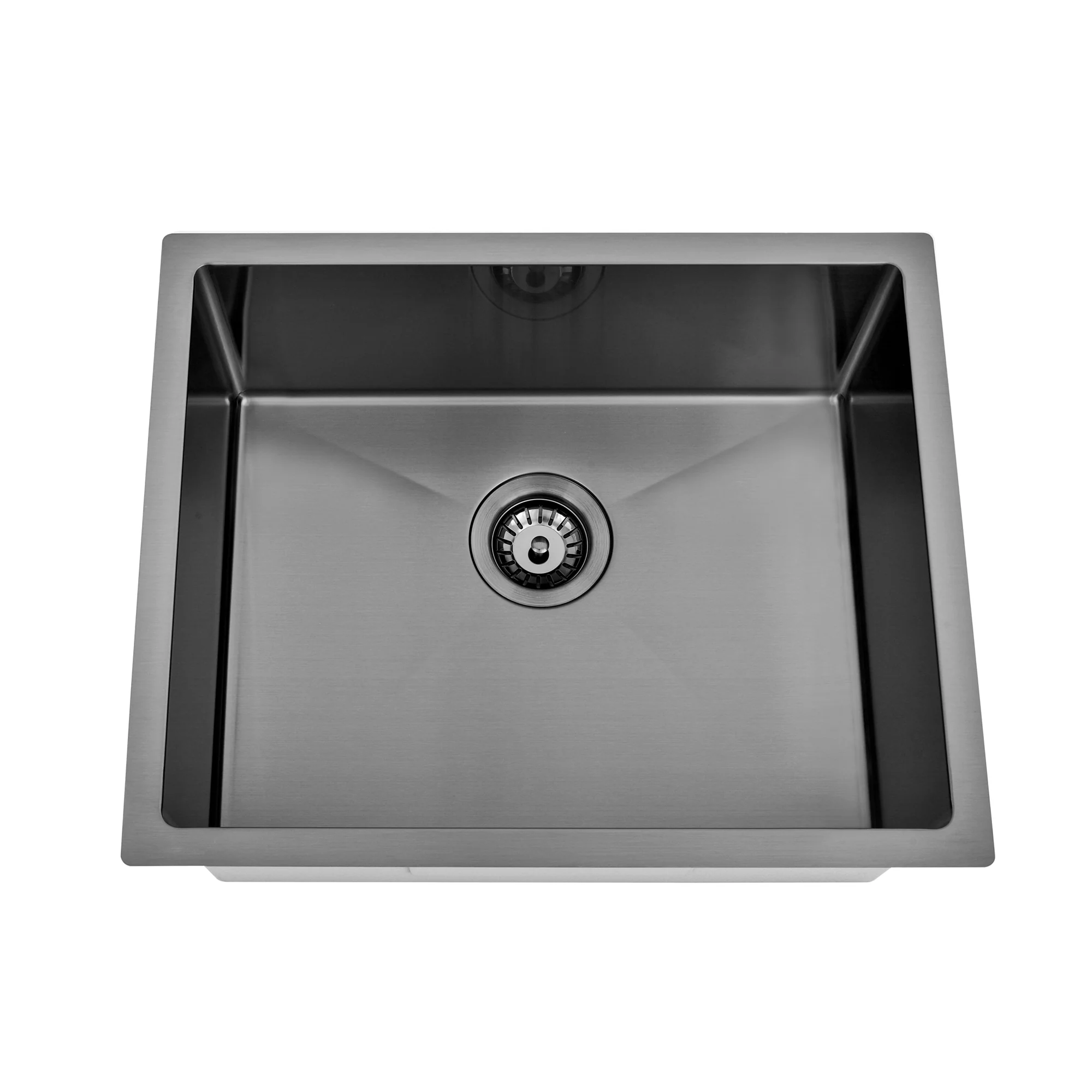 Brushed Gun Metal 550 x 450 x 230mm Kitchen & Laundry Sink - Image 5
