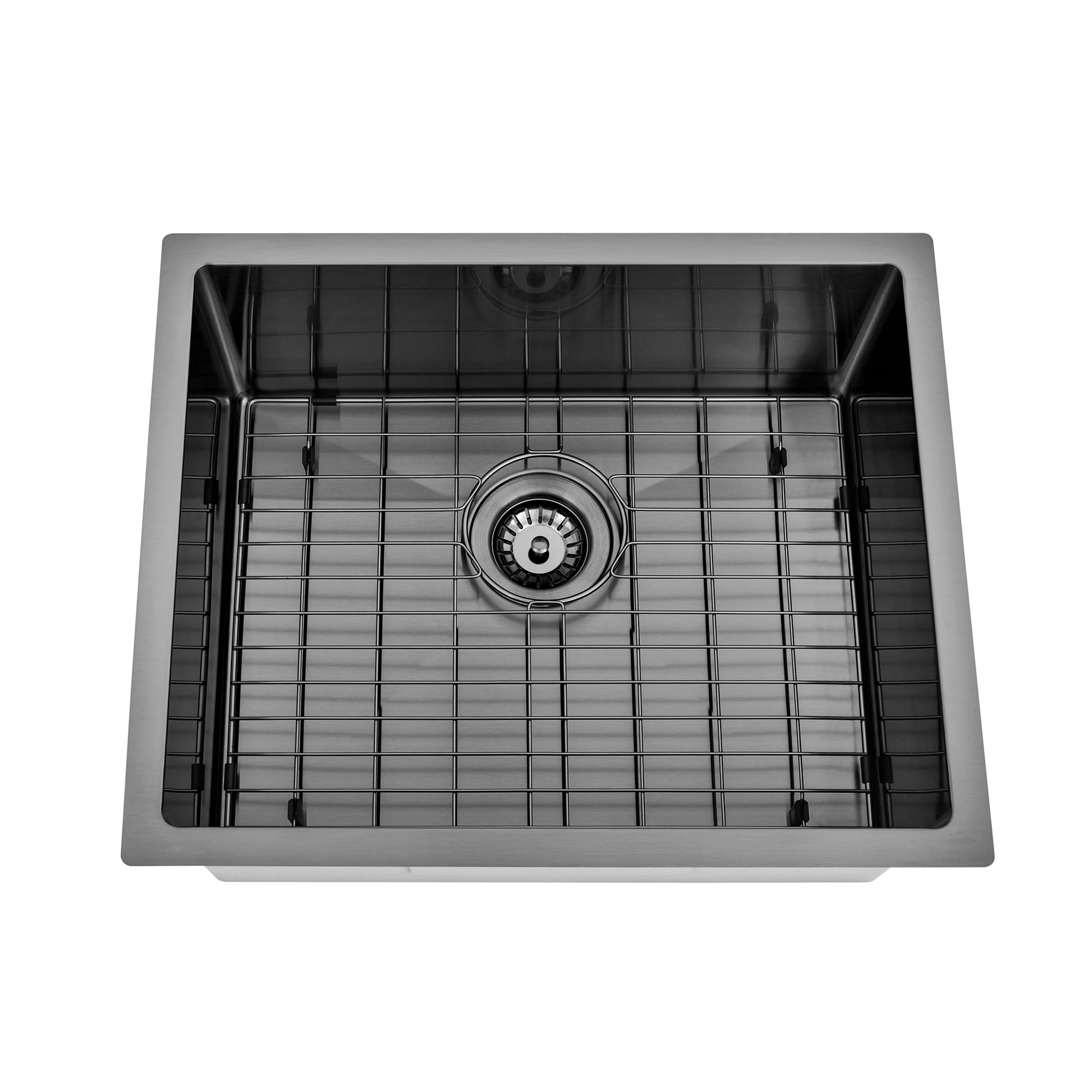 Brushed Gun Metal 550 x 450 x 230mm Kitchen & Laundry Sink - Image 6
