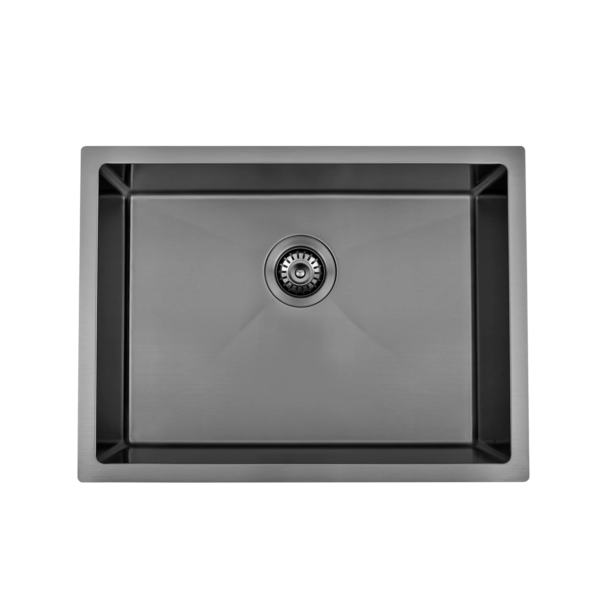 Brushed Gun Metal 600 x 450 x 230mm Kitchen & Laundry Sink