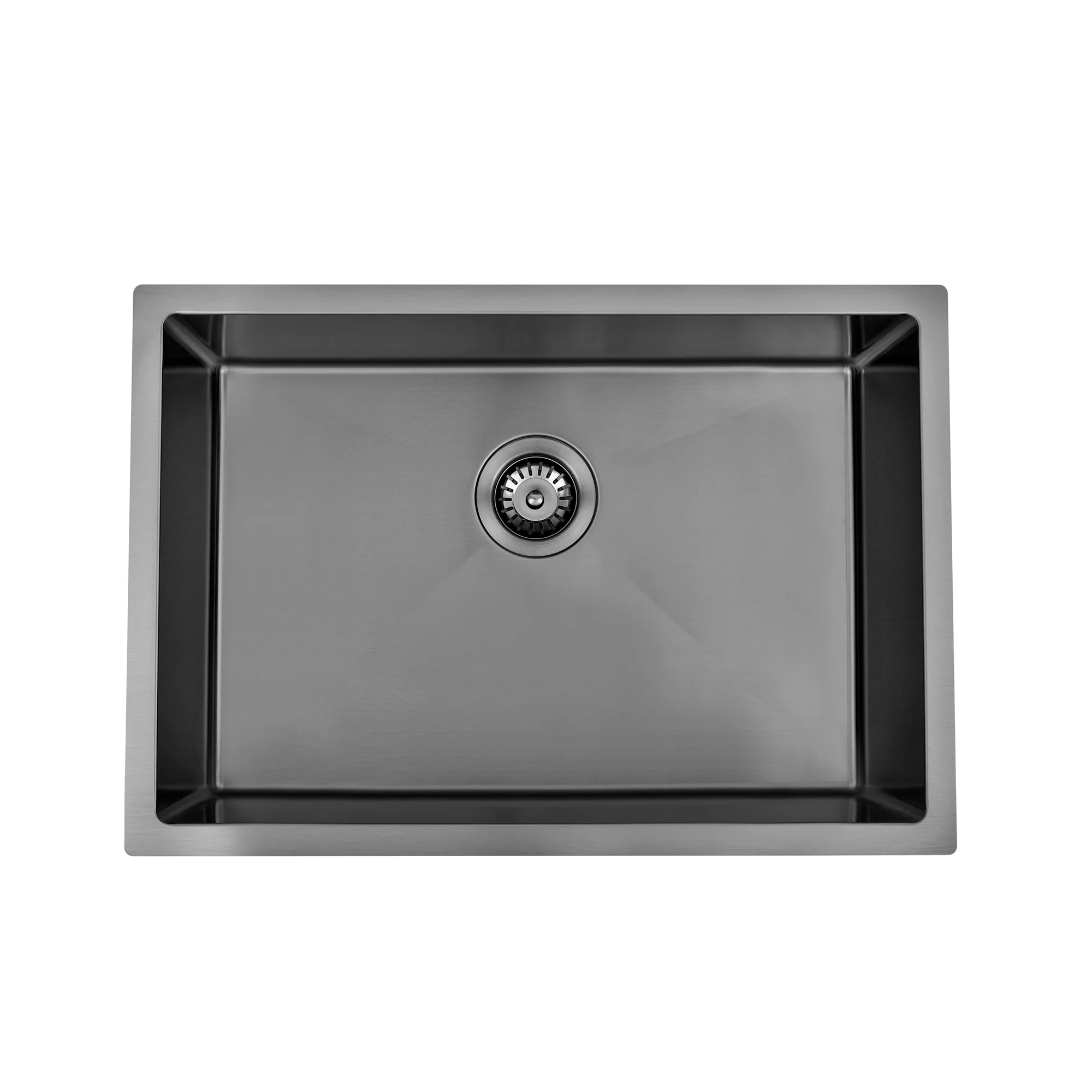 Brushed Gun Metal 650 x 450 x 230mm Kitchen & Laundry Sink