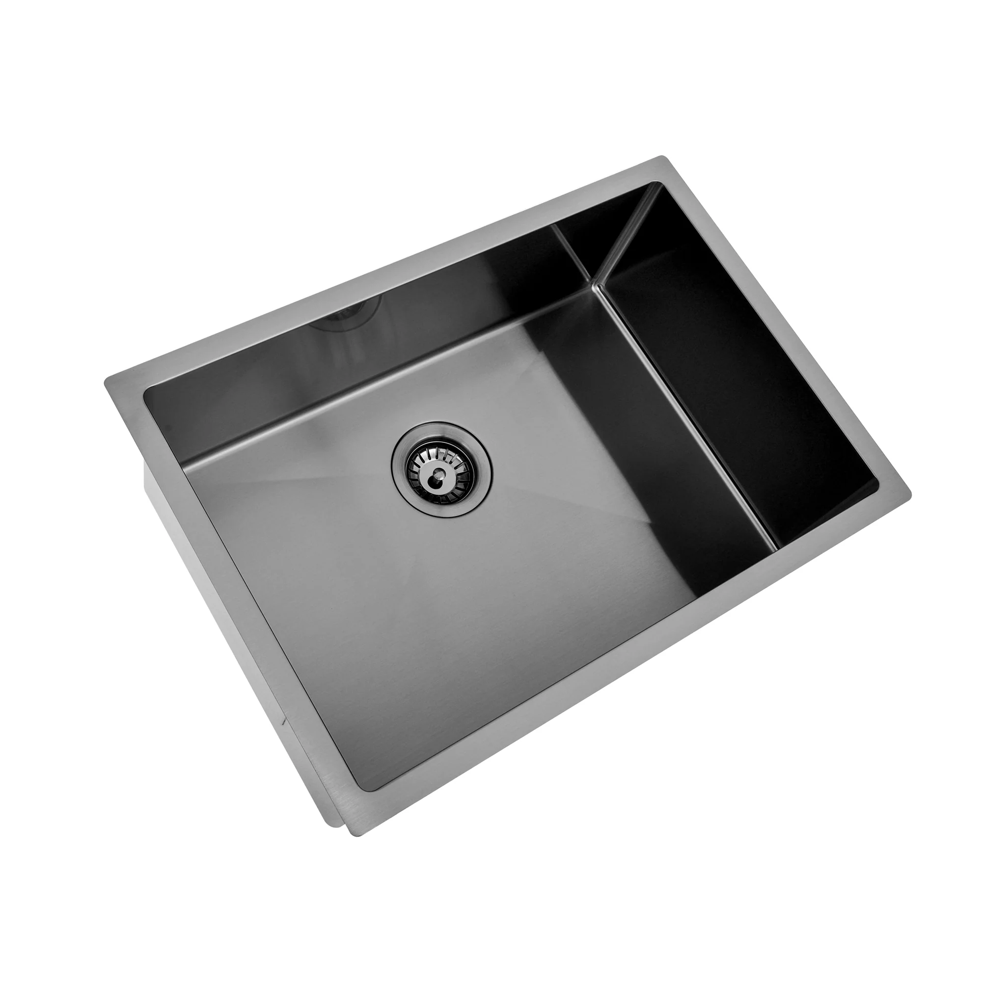 Brushed Gun Metal 650 x 450 x 230mm Kitchen & Laundry Sink - Image 3