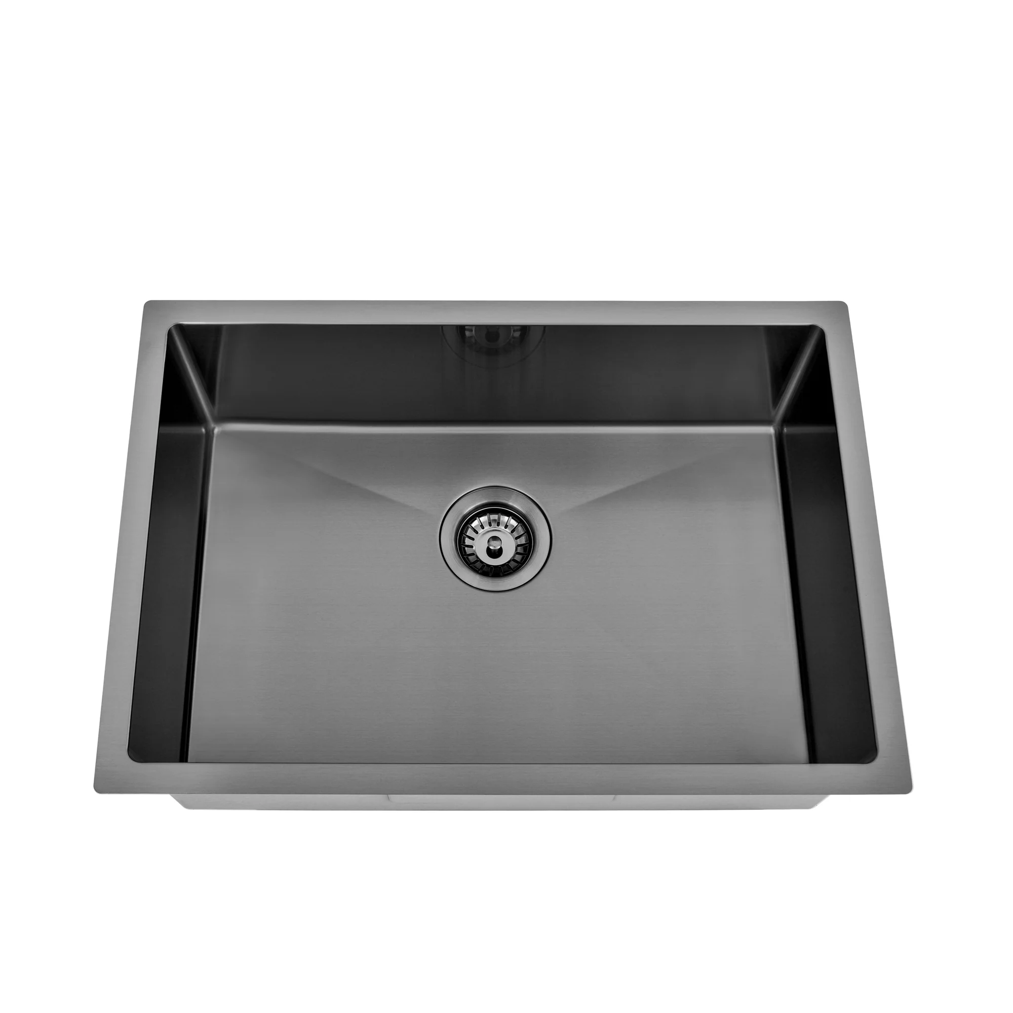 Brushed Gun Metal 650 x 450 x 230mm Kitchen & Laundry Sink - Image 5
