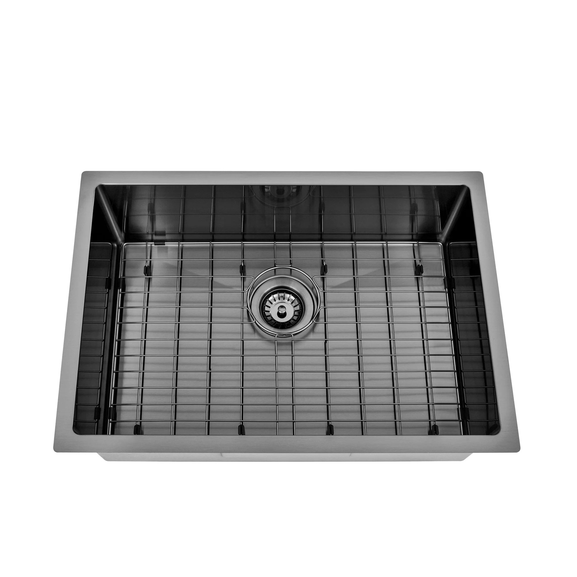 Brushed Gun Metal 650 x 450 x 230mm Kitchen & Laundry Sink - Image 6
