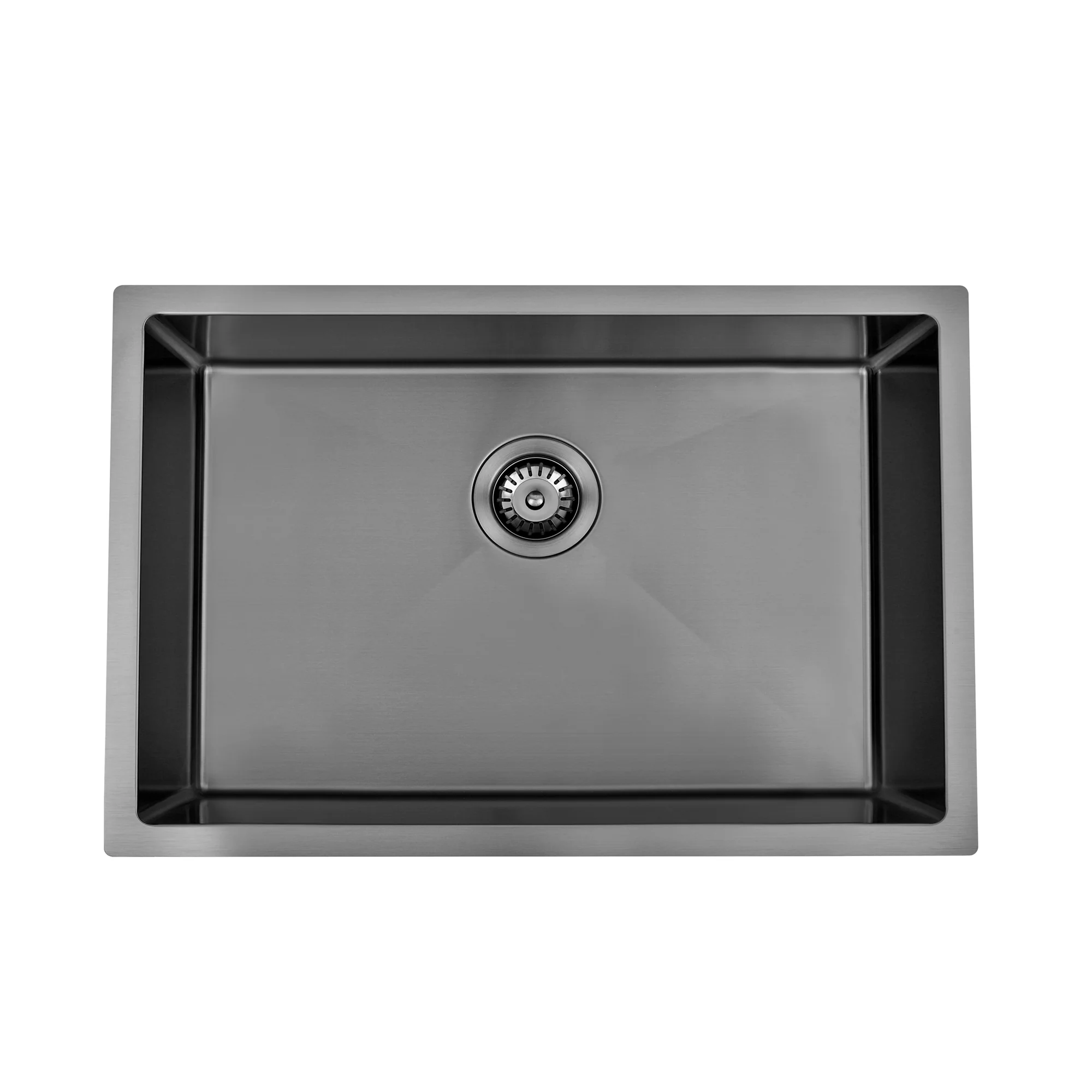 Brushed Gun Metal 700 x 450 x 230mm Kitchen & Laundry Sink