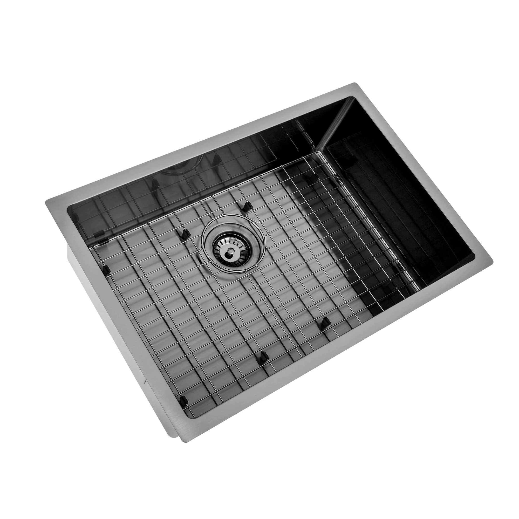 Brushed Gun Metal 700 x 450 x 230mm Kitchen & Laundry Sink - Image 6