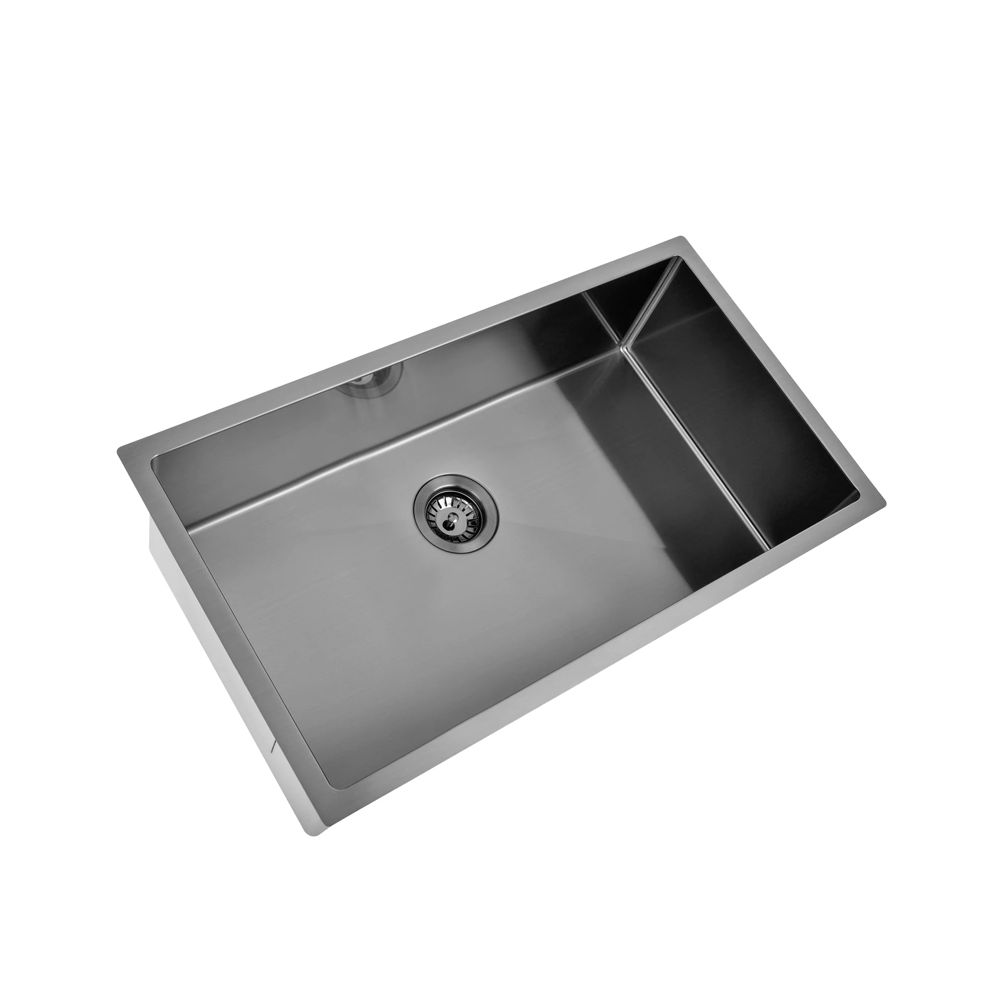 Brushed Gun Metal 750 x 450 x 230mm Kitchen & Laundry Sink - Image 5