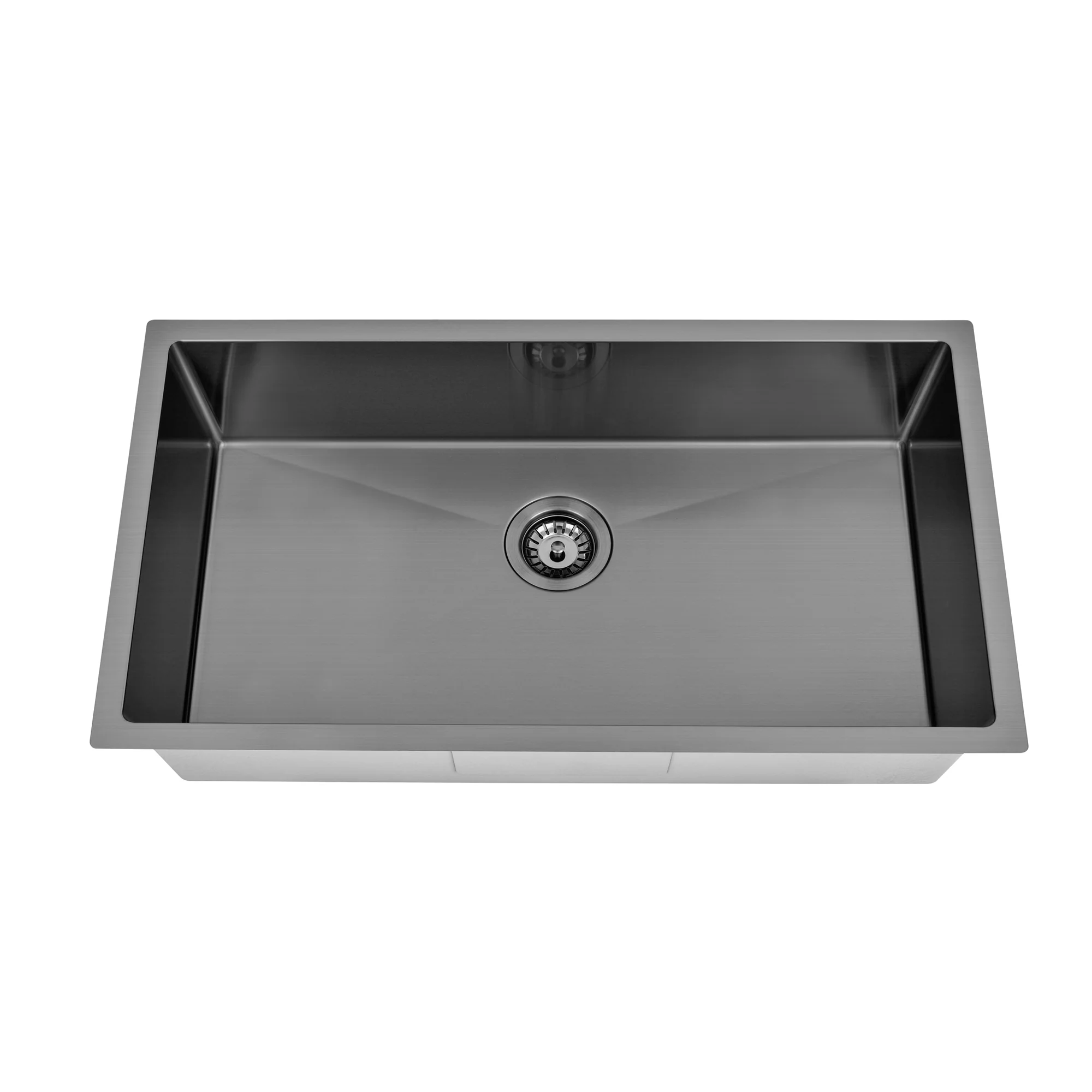 Brushed Gun Metal 800 x 450 x 230mm Kitchen & Laundry Sink - Image 5