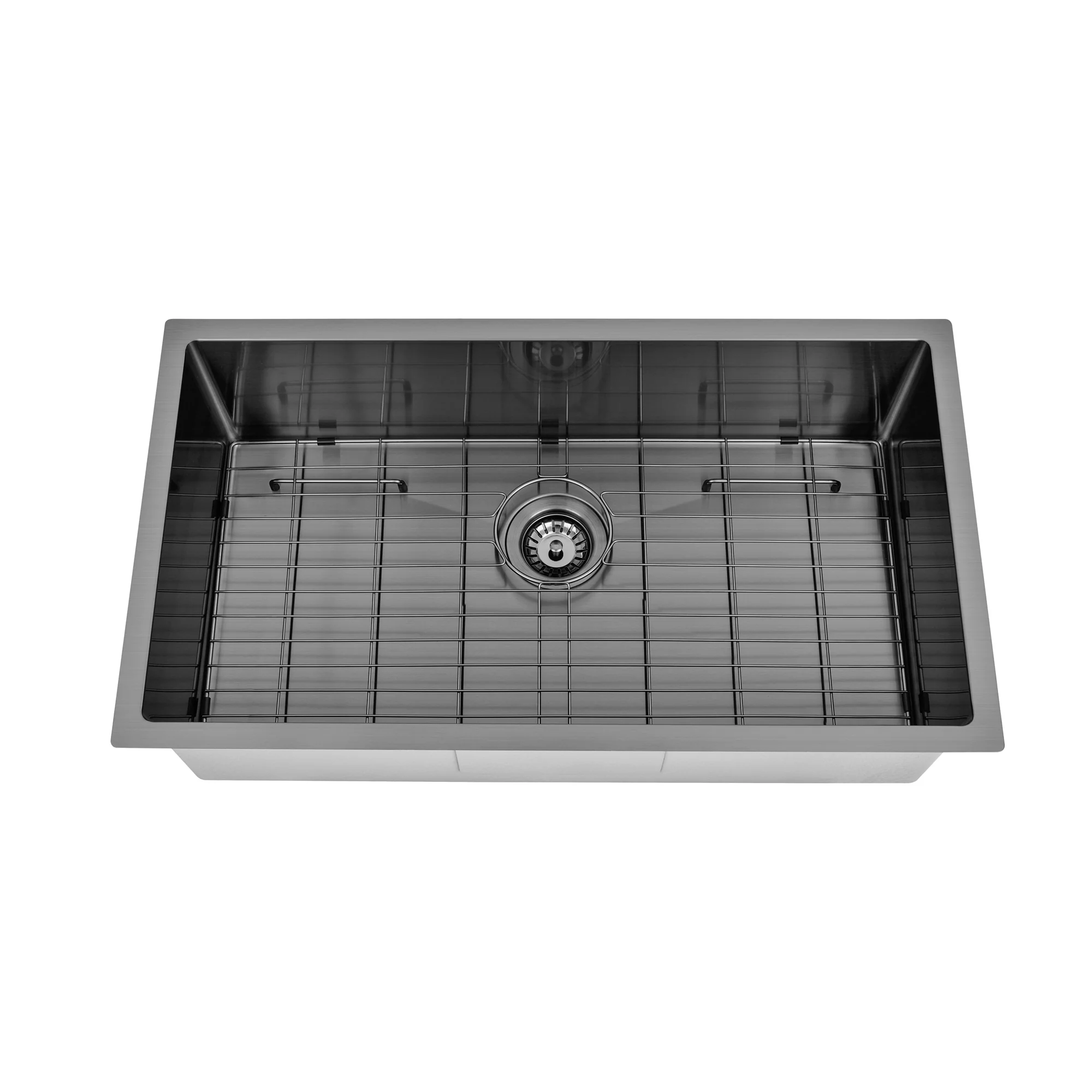 Brushed Gun Metal 800 x 450 x 230mm Kitchen & Laundry Sink - Image 6