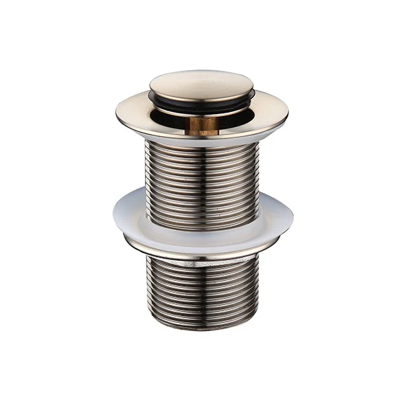 Brushed Nickel 32mm Non Overflow Pop Up Waste