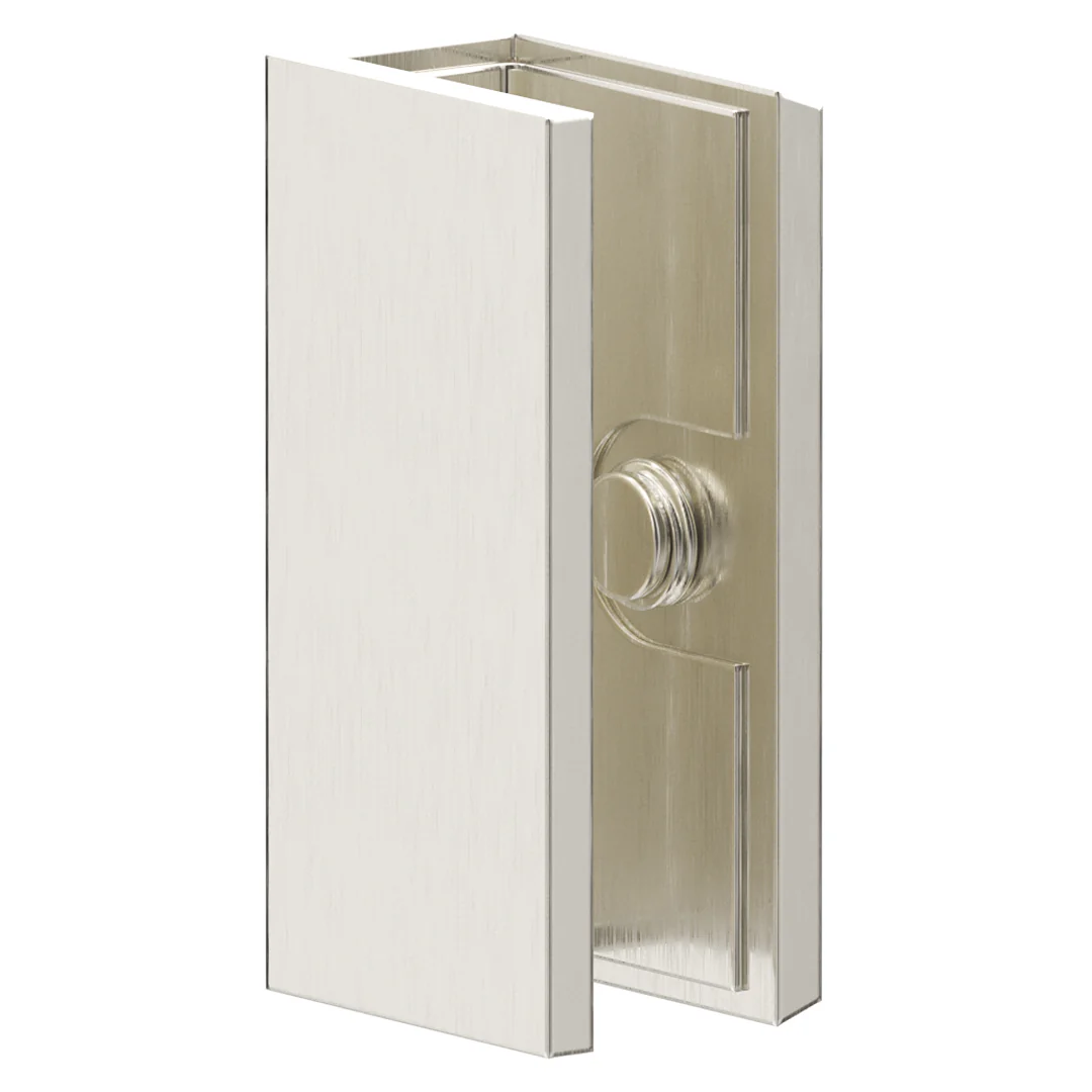 Brushed Nickel Shower Screen Frameless Wall Bracket