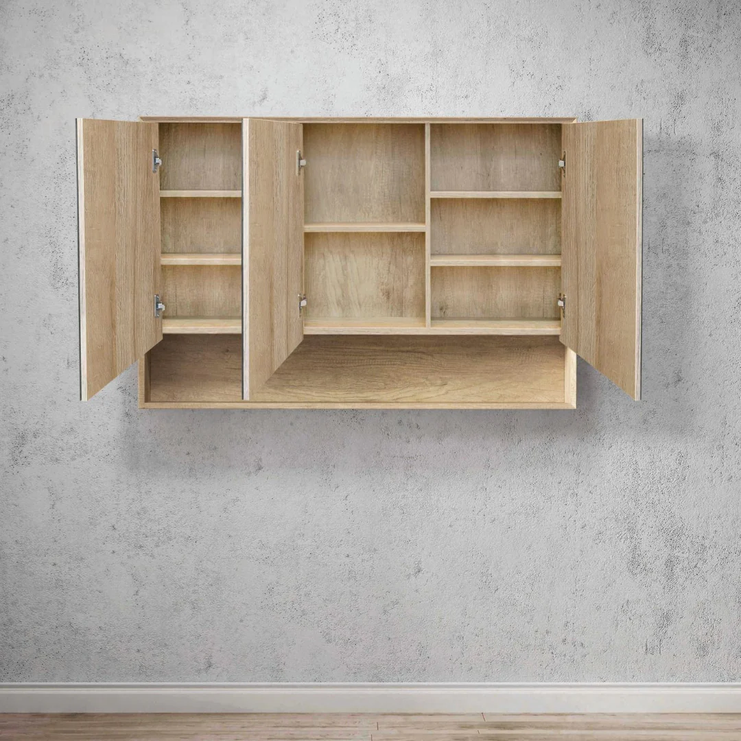 Byron 1200 Natural Oak Shaving Cabinet - Image 2