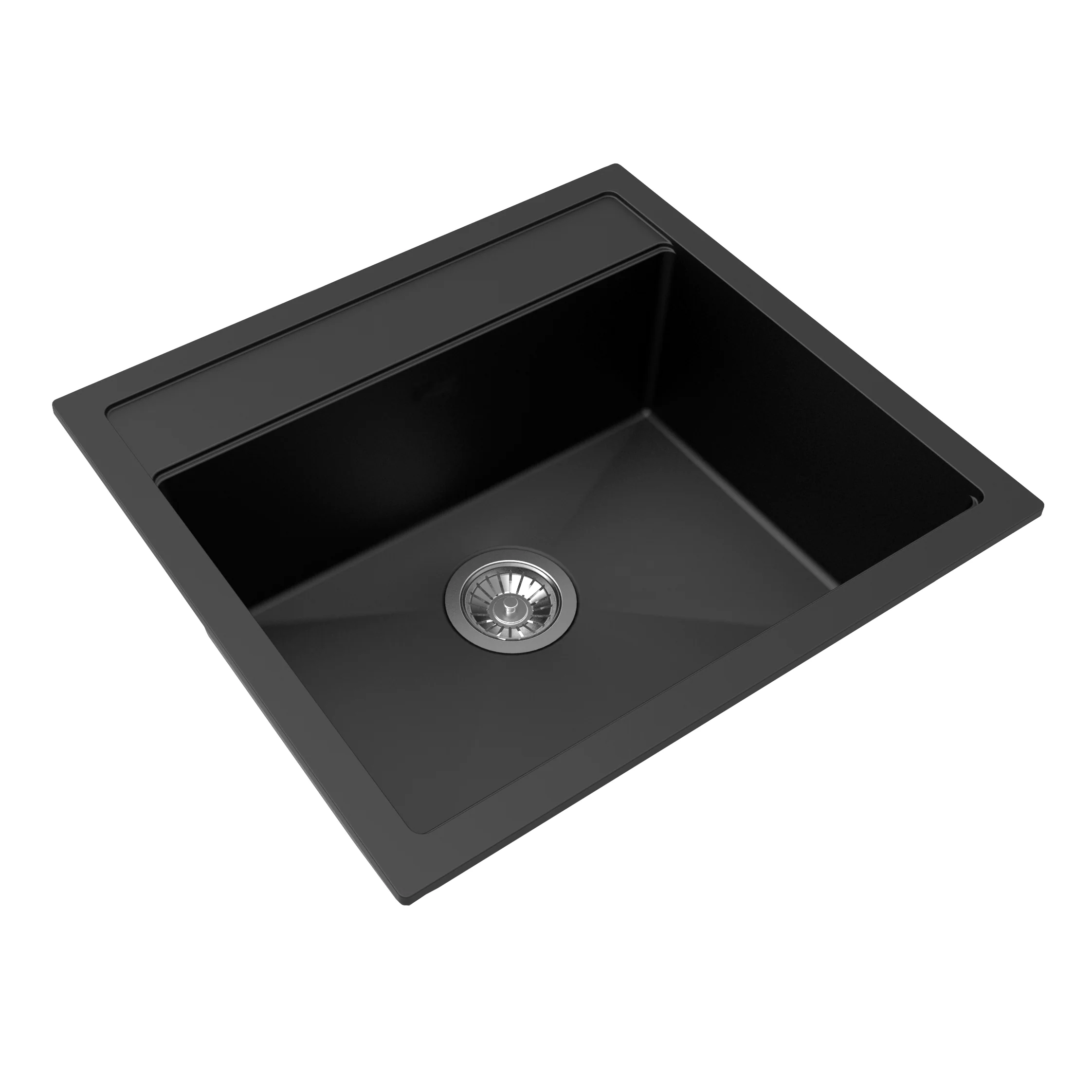 Carysil | 560 Waltz Black Granite Kitchen Sink - Image 2