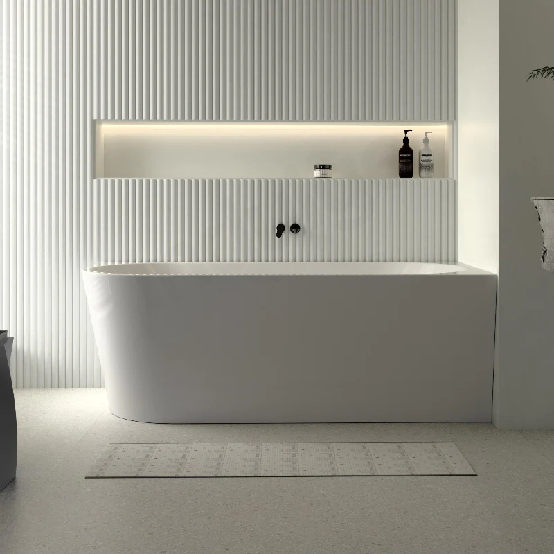 Cascade 1500 Right Corner Fit Freestanding Bath Tub