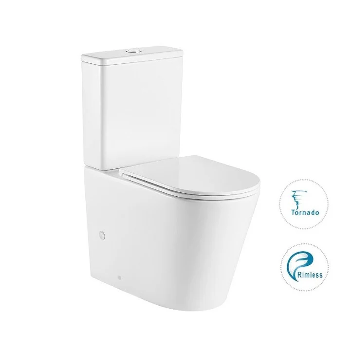 Cesena Tornado Rimless Vortex Toilet Suite