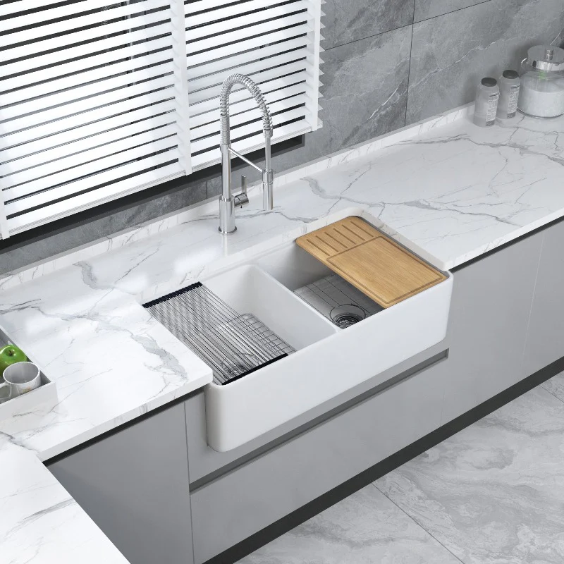 Charleston 835 Double Butler Kitchen Sink Package - Image 2