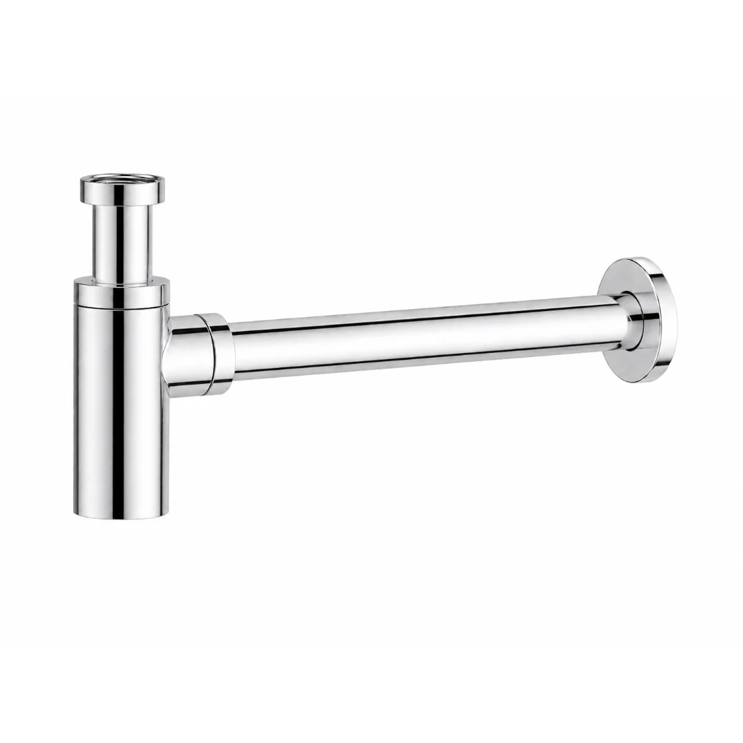 Chrome 32mm Round Bottle Trap Waste