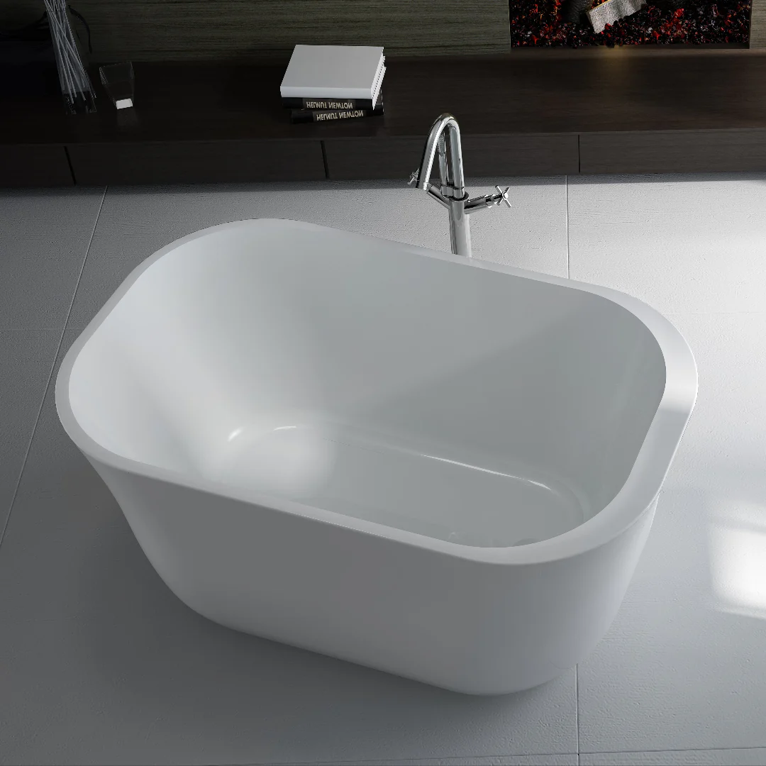 Claremont 1300mm Japanese Soaking Freestanding Bath Tub - Image 2