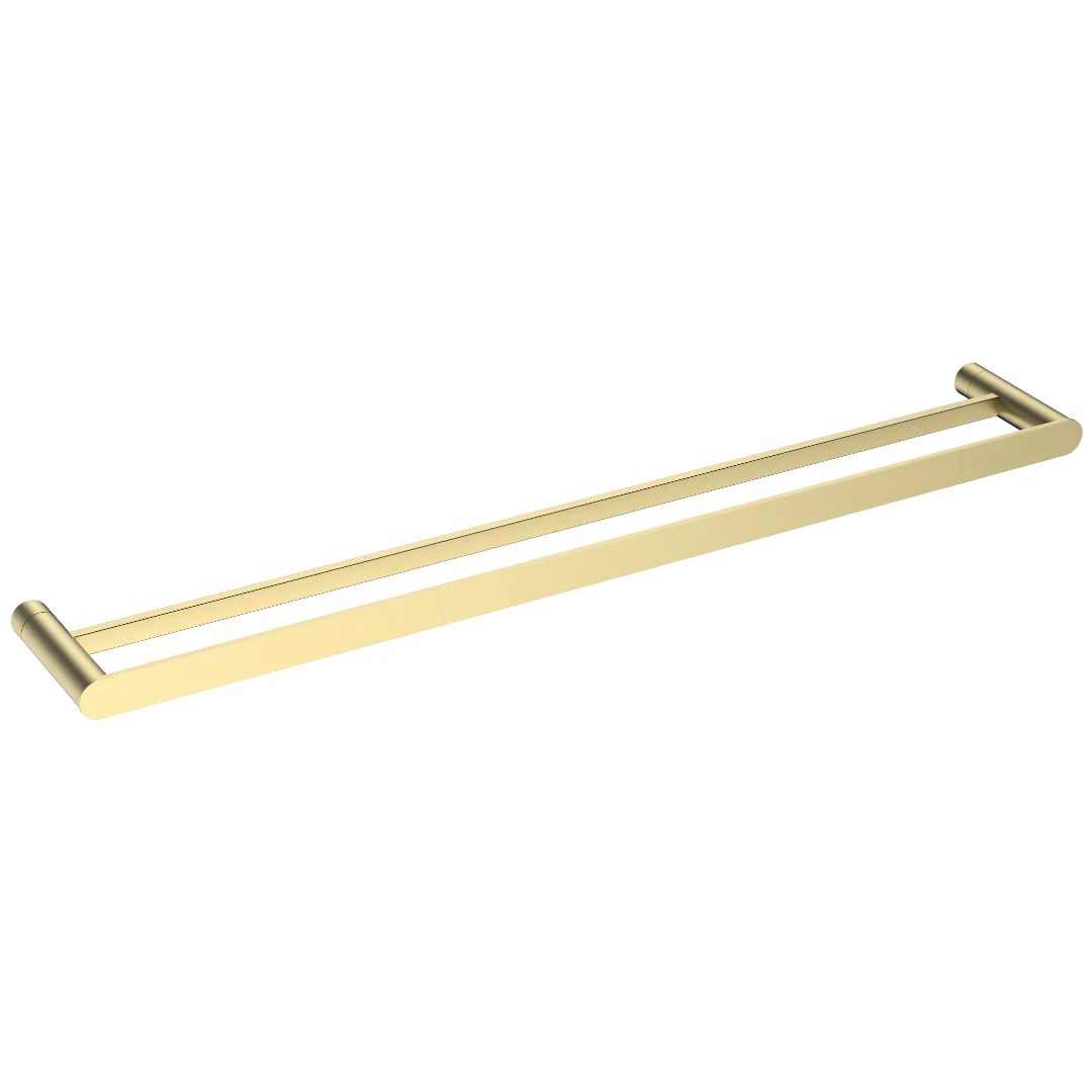 Classic Brushed Gold 750mm Double Towel Holder