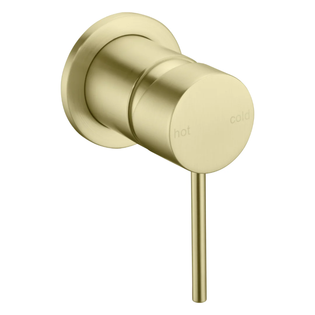 Classic Brushed Gold Wall Mixer