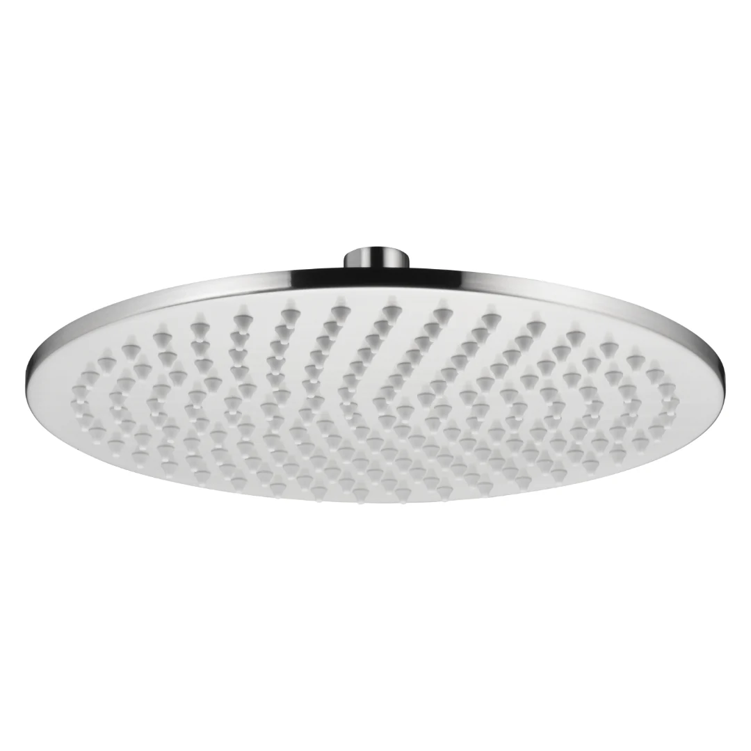 Classic Brushed Nickel 250mm Round Shower Head
