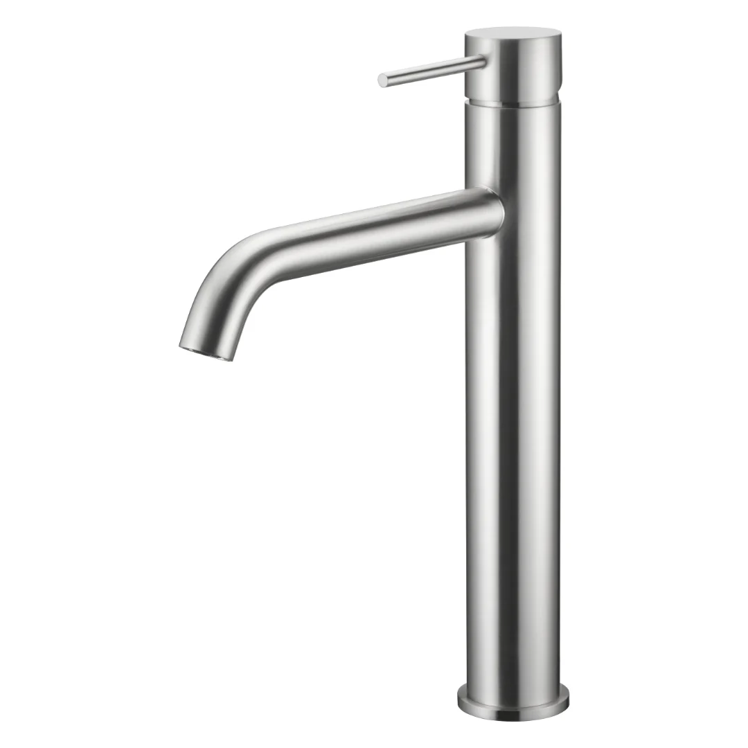 Classic Brushed Nickel Tall Basin Mixer
