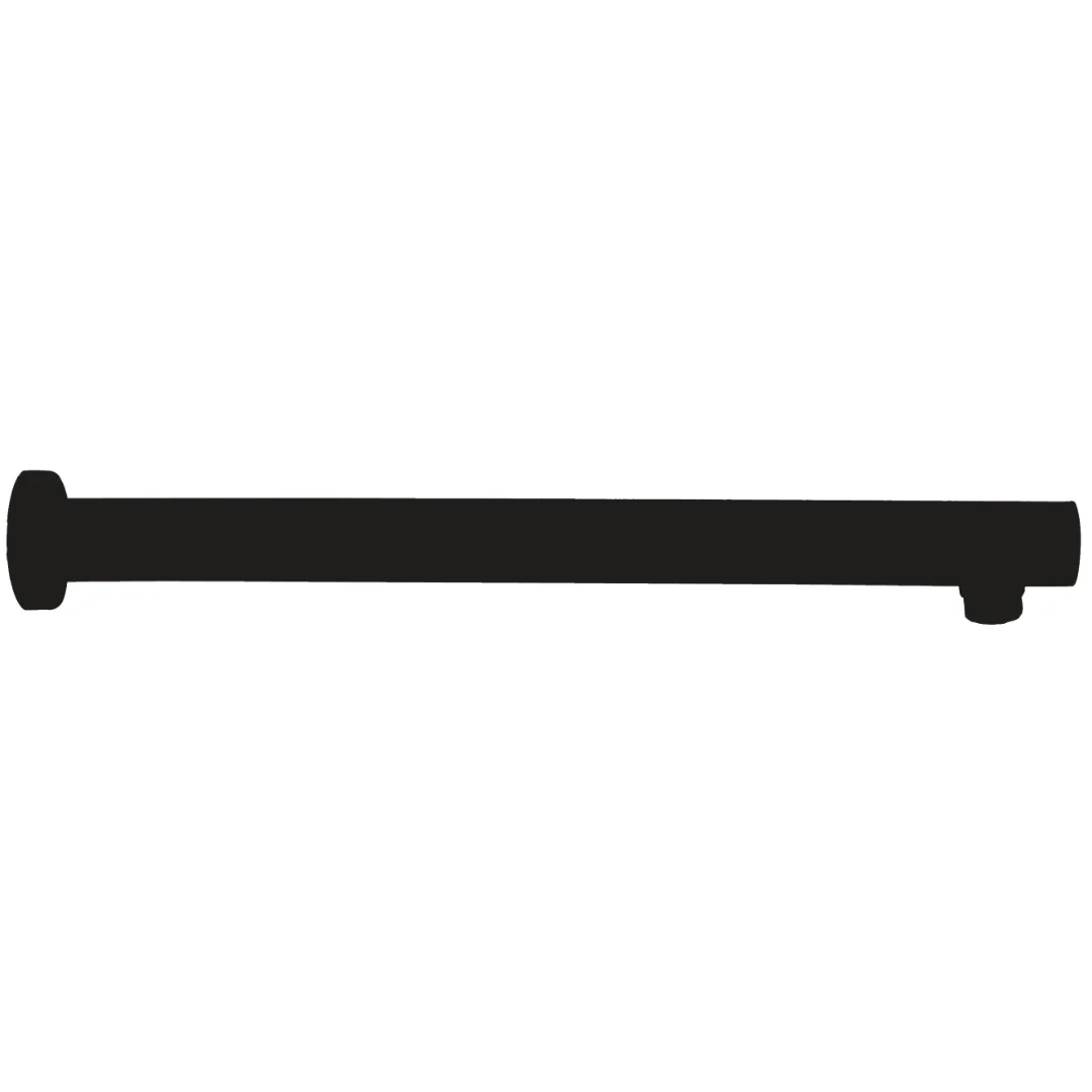 Classic Matte Black 400mm Shower Arm