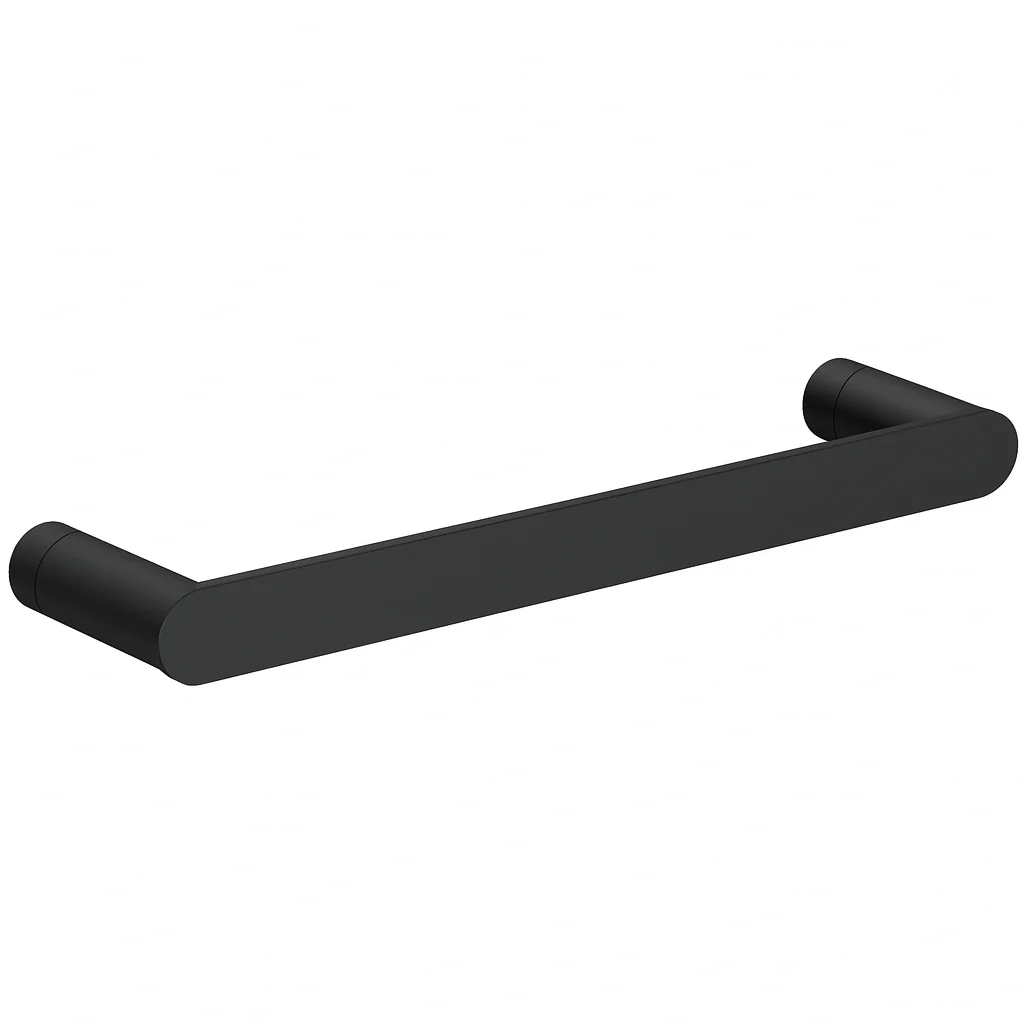 Classic Matte Black Guest Towel Holder