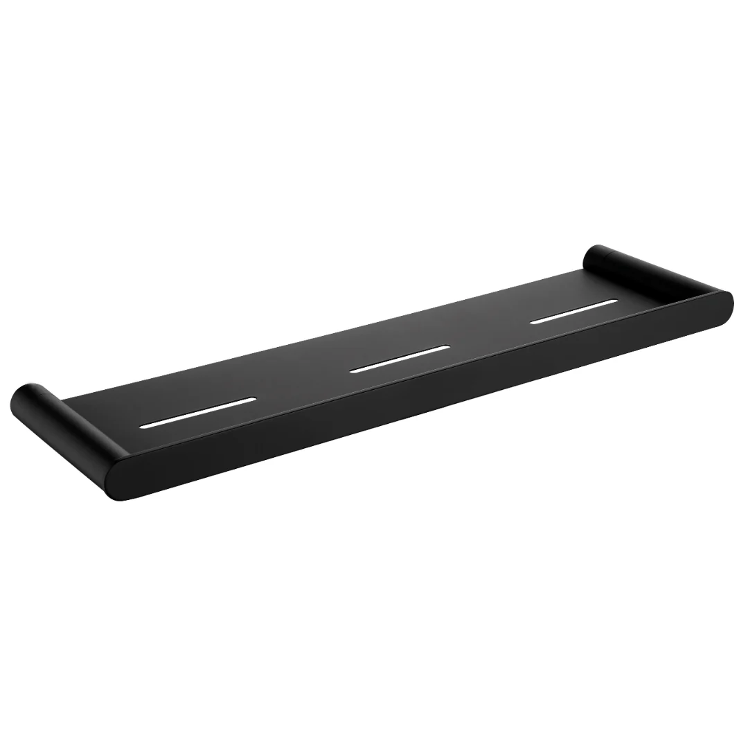 Classic Matte Black Shower Shelf