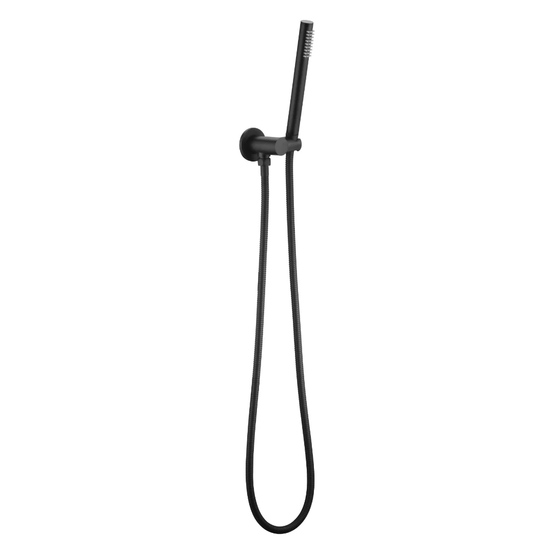 Classic Matte Black Slim Hand Held Shower