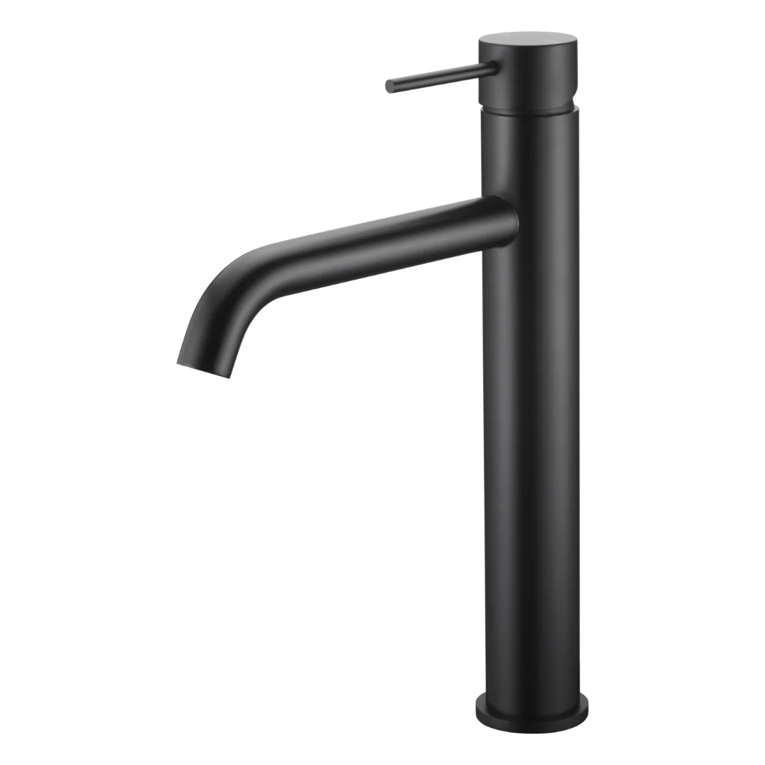 Classic Matte Black Tall Basin Mixer