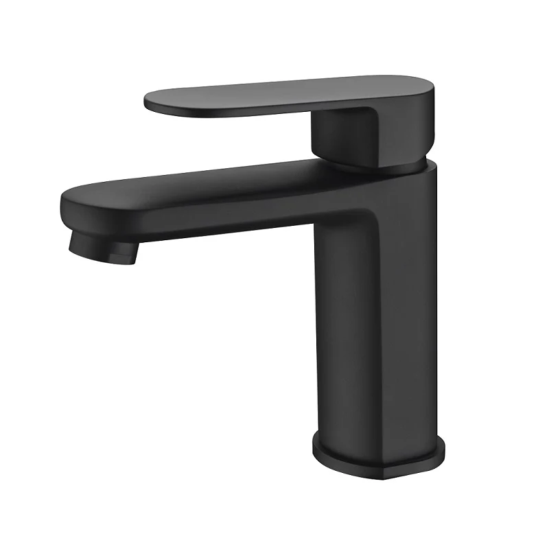 Cora Matte Black Basin Mixer