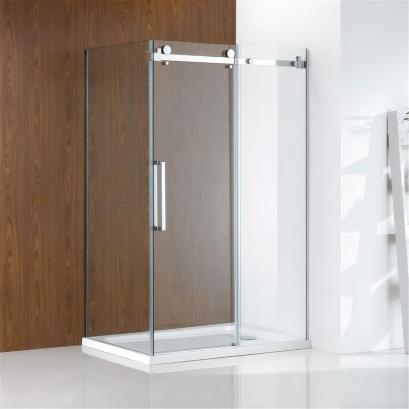 Corner Frameless Sliding Adjustable Shower Screen - Image 12