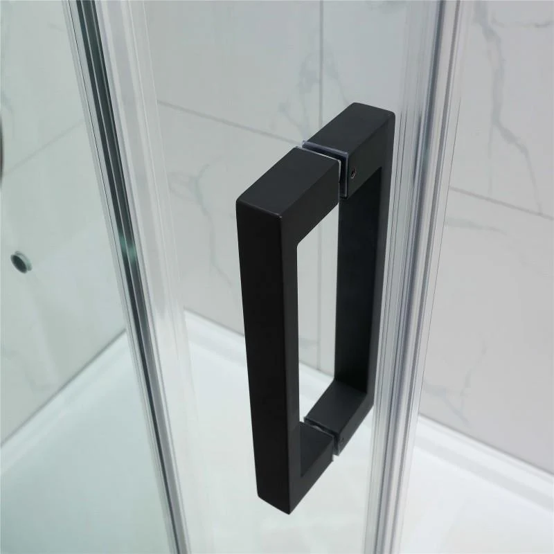 Corner Frameless Sliding Adjustable Shower Screen - Image 4