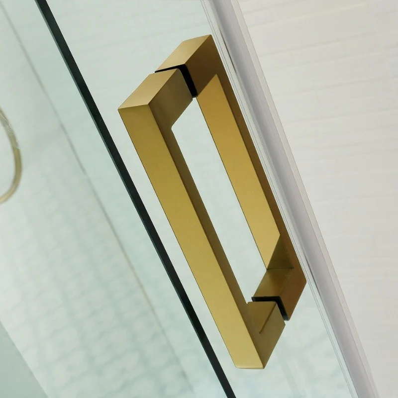 Corner Frameless Sliding Adjustable Shower Screen - Image 5