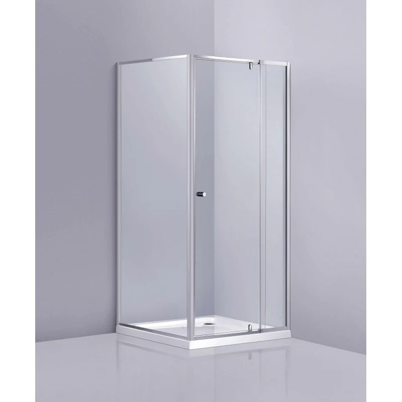Corner Semi Frameless Pivot Shower Screen - Image 2