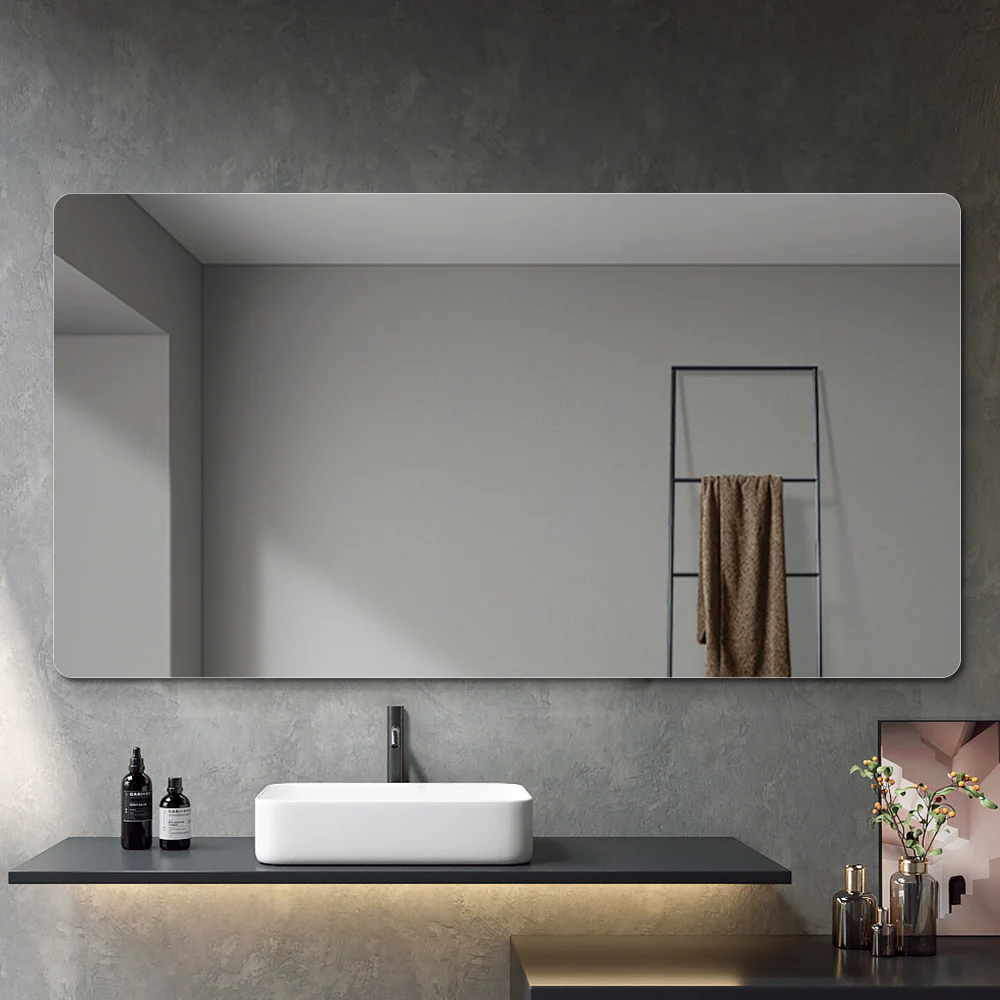 Curva 1500 x 800 Polished Edge Mirror