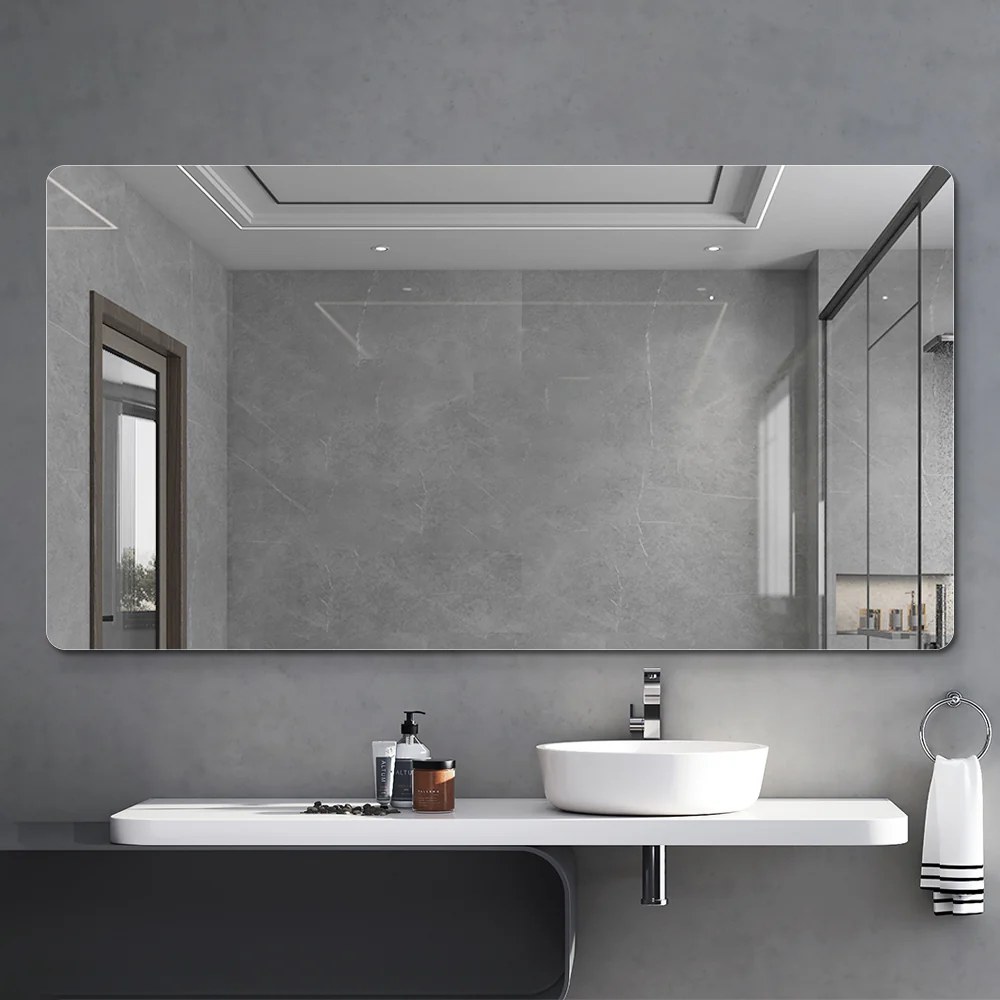 Curva 1500 x 800 Polished Edge Mirror - Image 3
