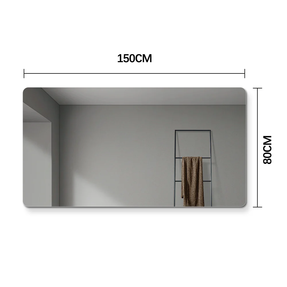 Curva 1500 x 800 Polished Edge Mirror - Image 4