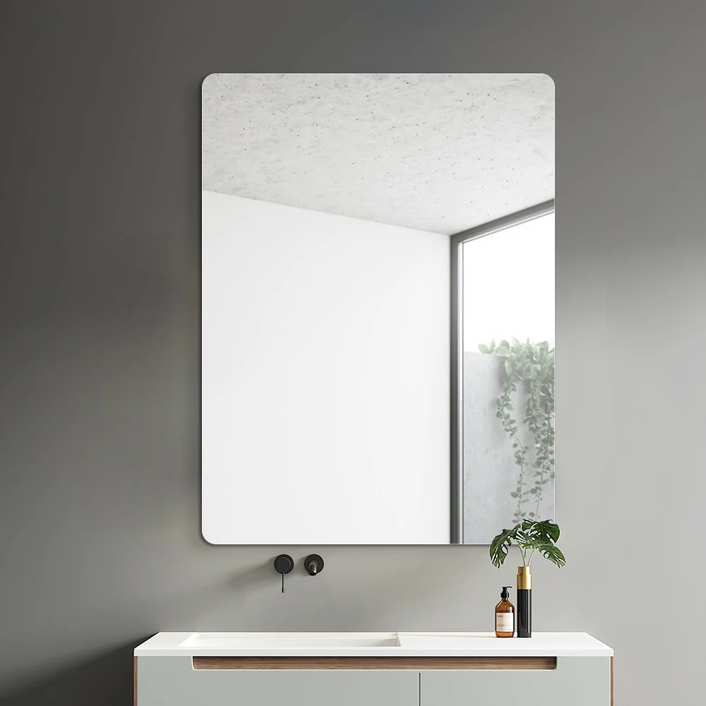 Curva 600 x 800 Polished Edge Mirror - Image 3