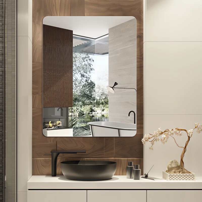 Curva 600 x 800 Polished Edge Mirror - Image 5