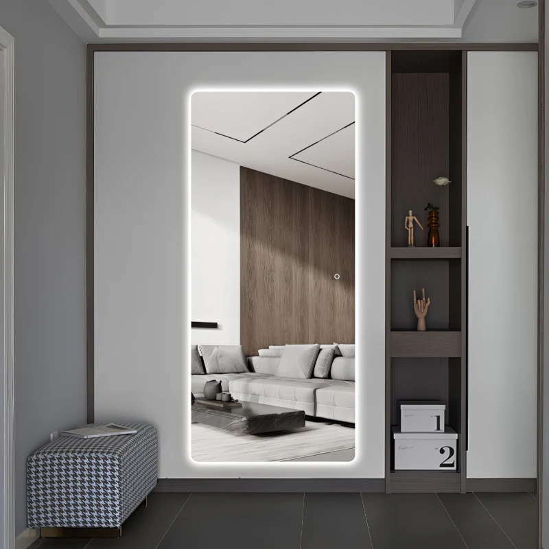 Curva 800 x 1800 LED Mirror - Three Light Temperatures - Image 4