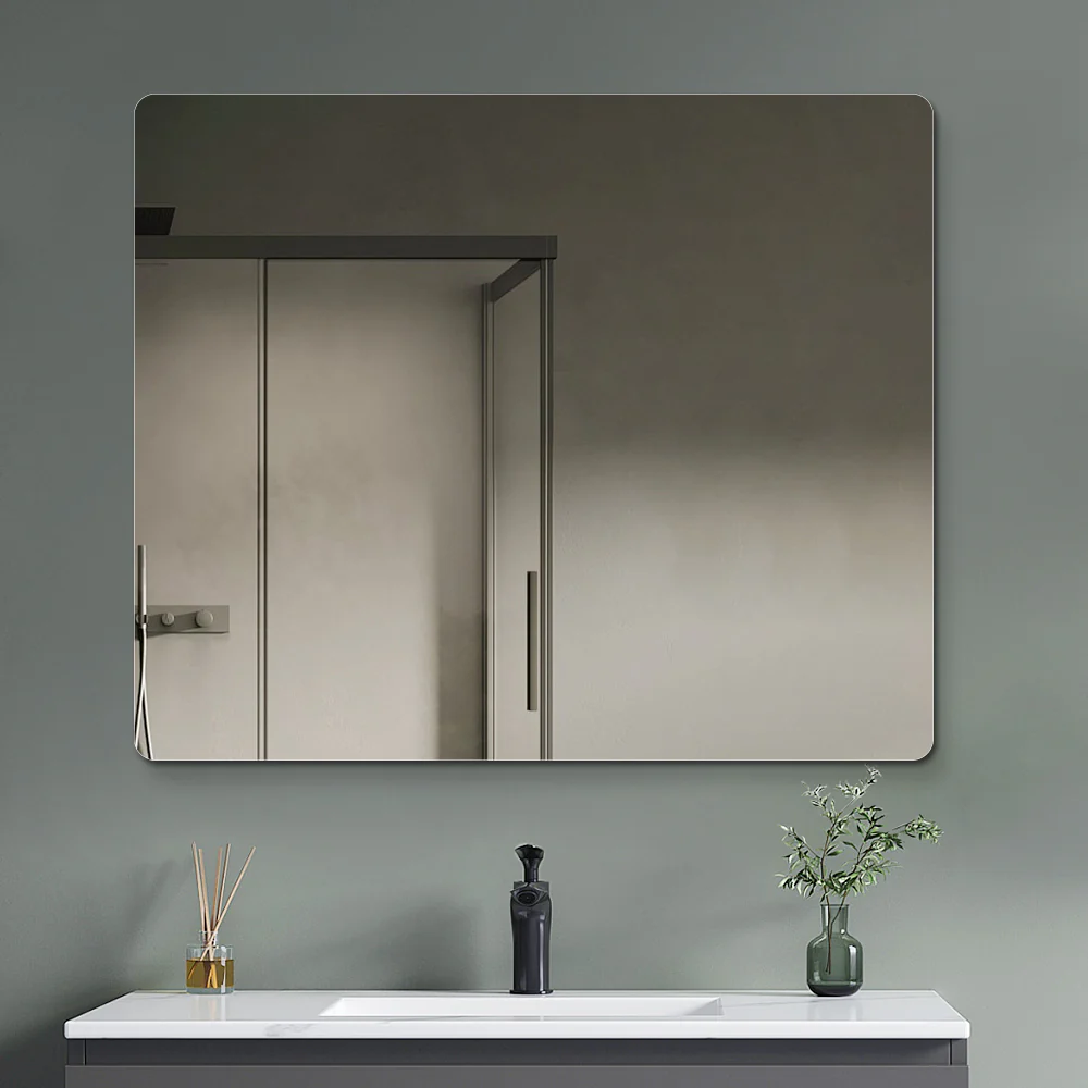 Curva 900 x 750 Polished Edge Mirror - Image 3