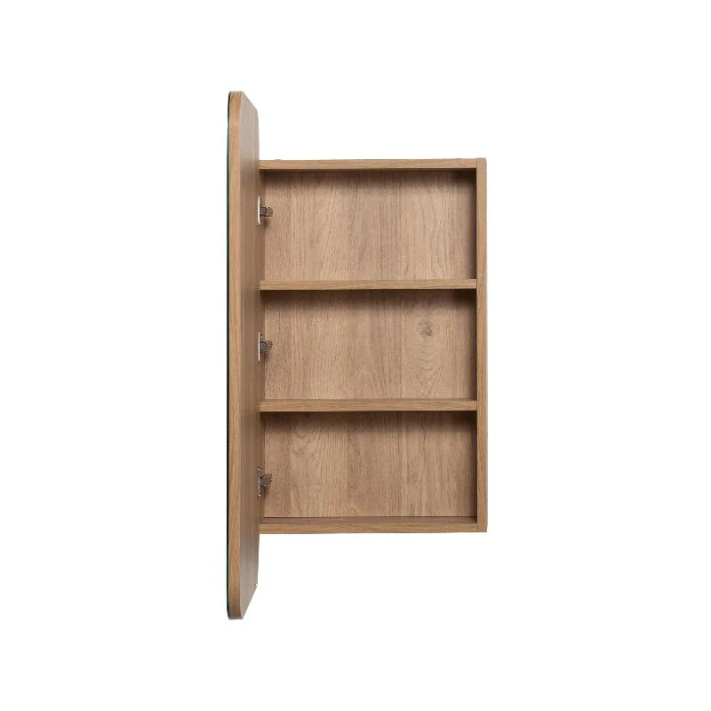 Curva Natural Oak Square Shaving Cabinet - Image 2
