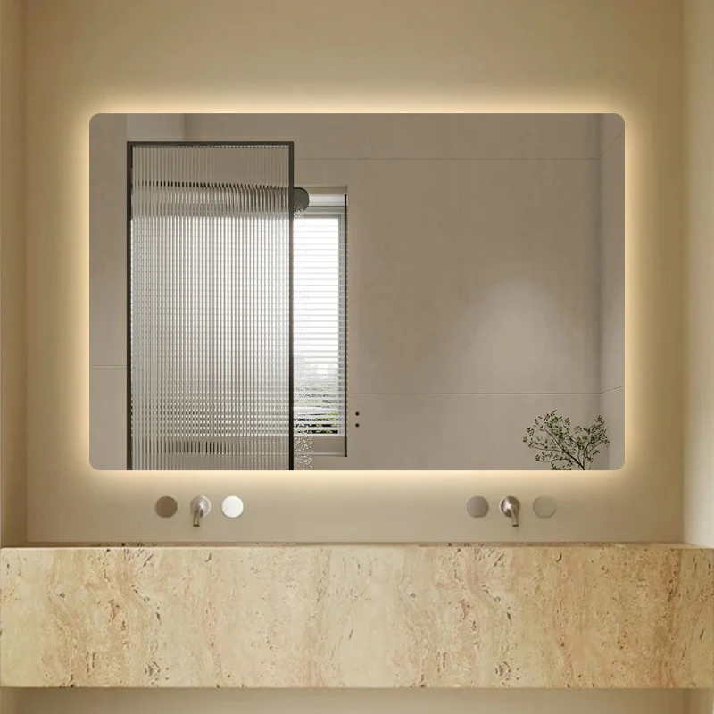 Curva Rectangle 1200 x 800 Touchless LED Mirror - Three Light Temperatures - Image 6