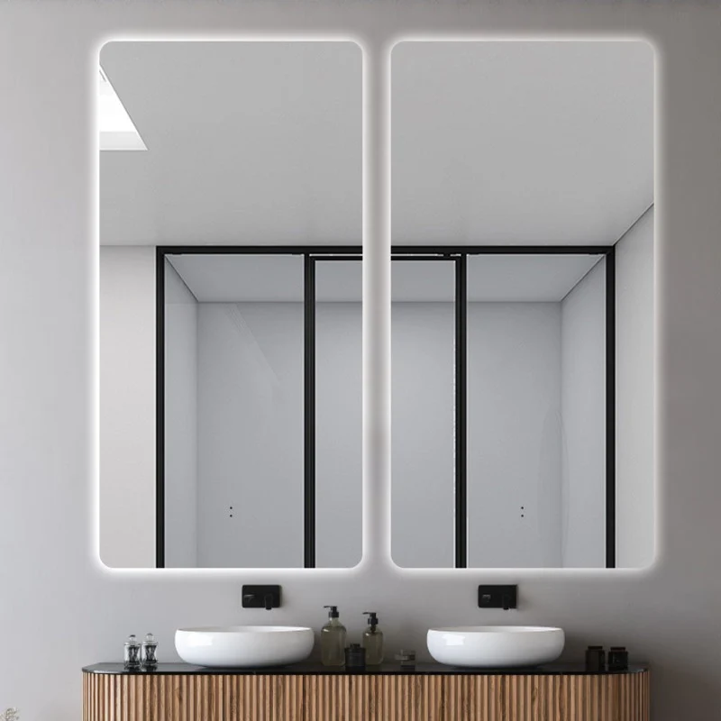 Curva Rectangle 600 x 1200 Touchless LED Mirror - Three Light Temperatures - Image 4