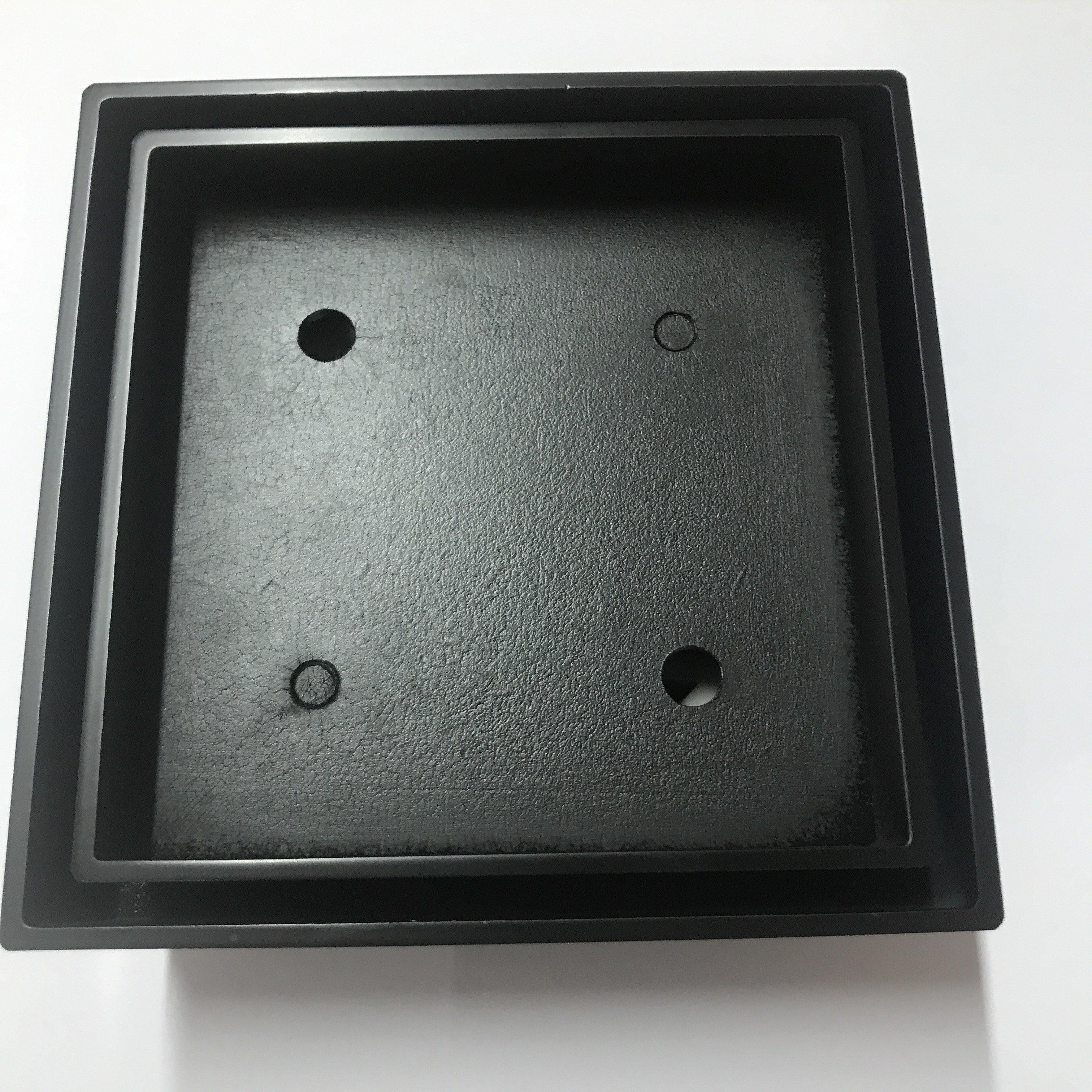 D444B Black Tile Insert Slim Smart Square Floor Waste - Image 6